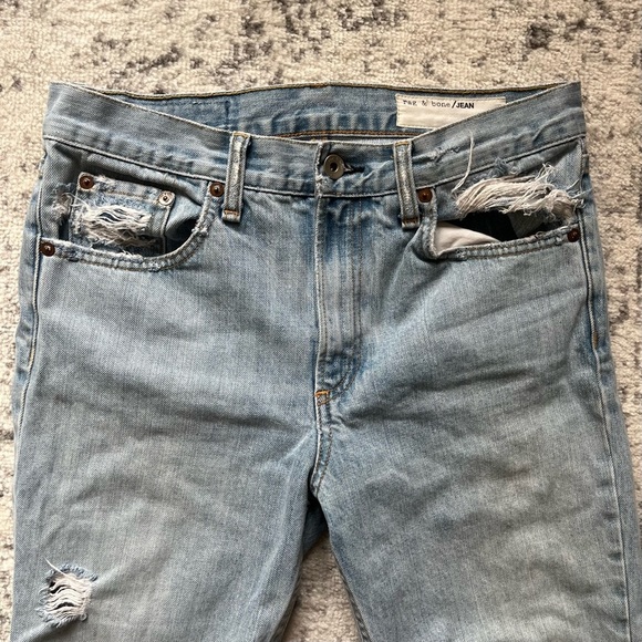 Rag and Bone high-rise distressed jeans - Picture 3 of 5